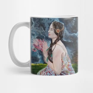 Wings of Forgiveness Christian Fantasy Acrylic Painting Mug